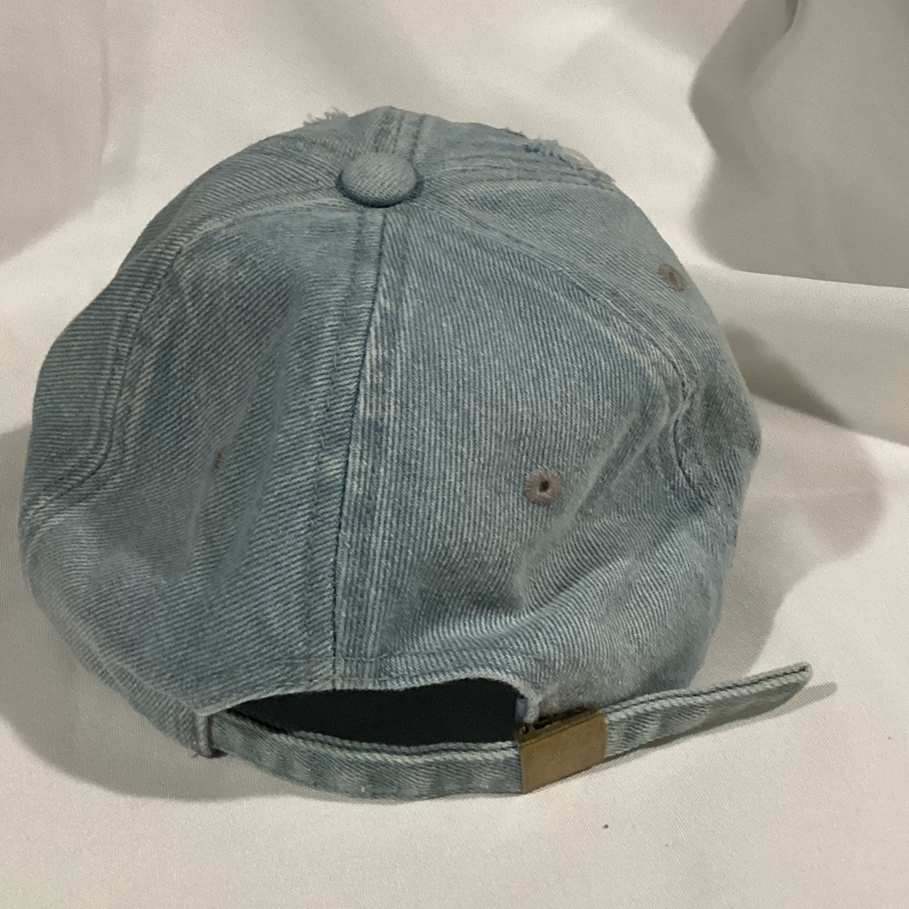 Distressed Denim‎ Cap - Picture 3 of 5